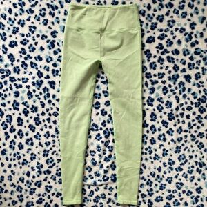 FABLETICS green rib leggings 💚